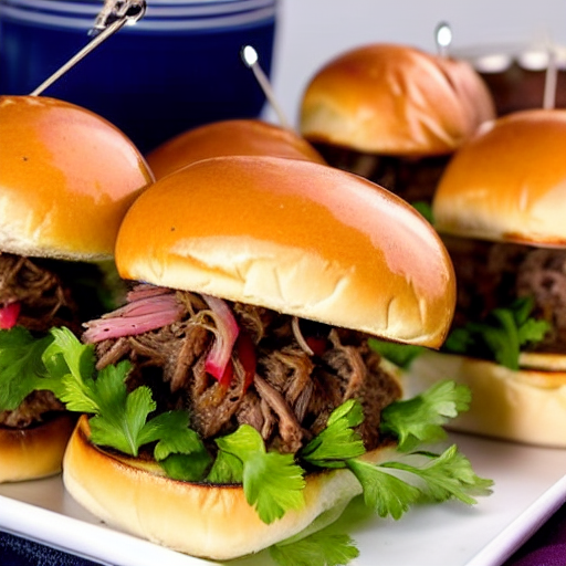 Pulled Beef Sliders