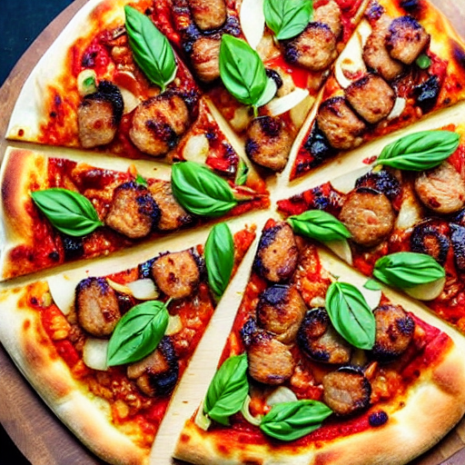 Thai BBQ Pork Pizza