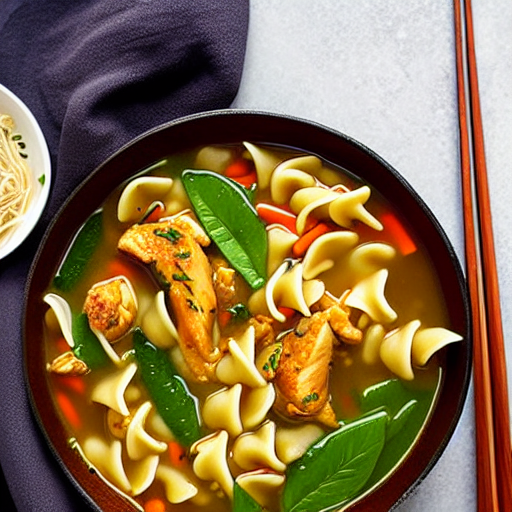 Spicy Chicken Noodle Soup