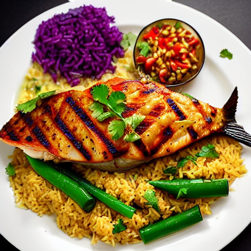 Grilled Fish Sayadiya