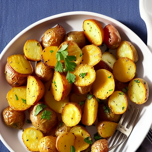 Garlic Parmesan Roasted Potatoes