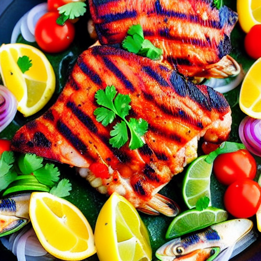 Mariscos a la Parrilla