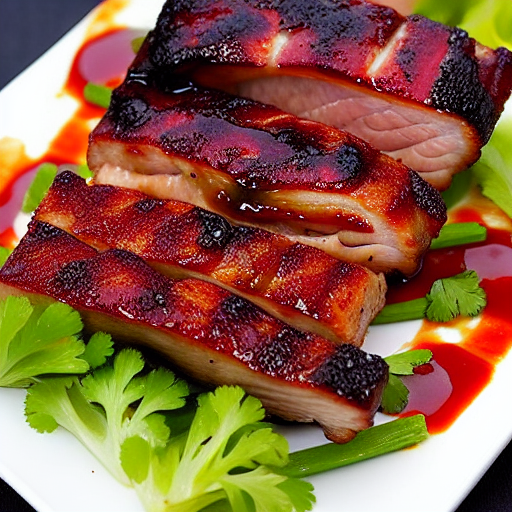 Halal BBQ Pork Belly