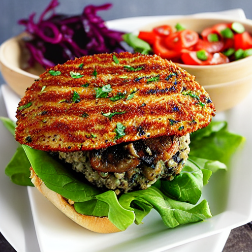 Mushroom Quinoa Burger