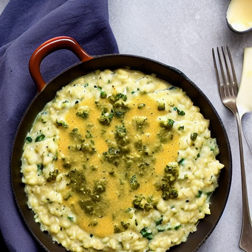 Cheesy Cauliflower Risotto