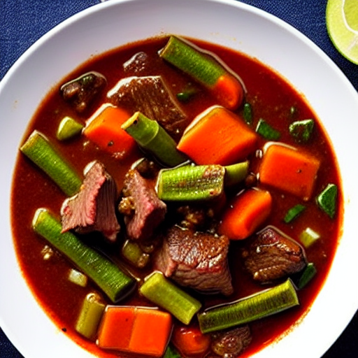 Beef Stew with Okra