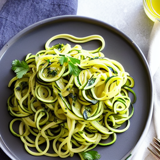 Herbed Zucchini Noodles