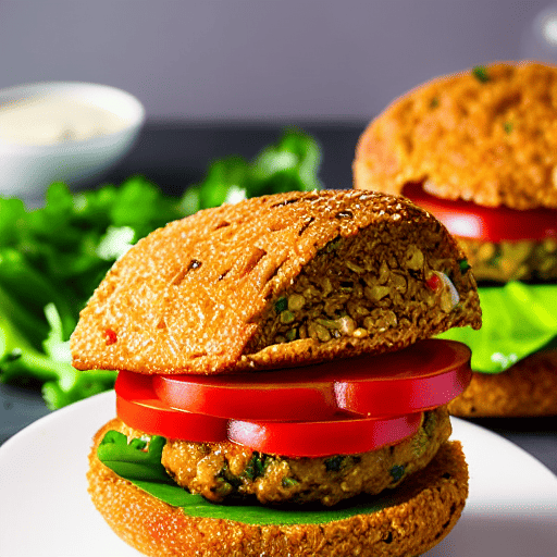 Burguer de Grão-de-Bico