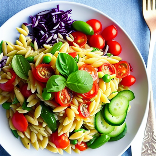 Vegan Orzo Salad
