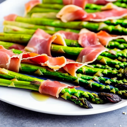 Baked Asparagus with Prosciutto