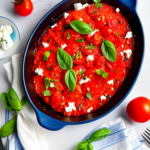 Feta and Tomato Bake