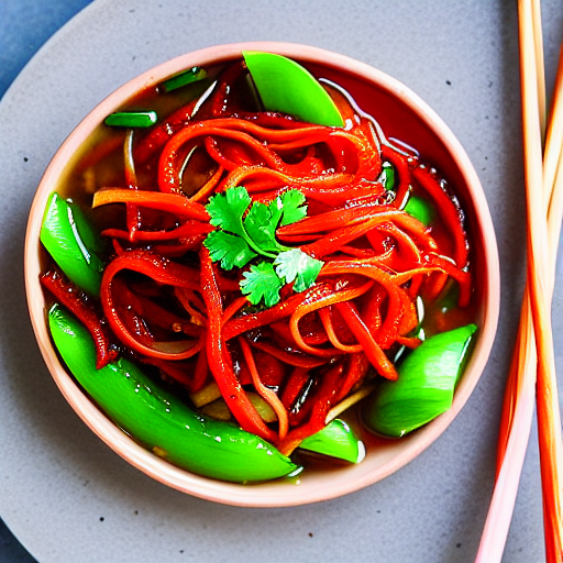Korean Spicy Pickled Radish