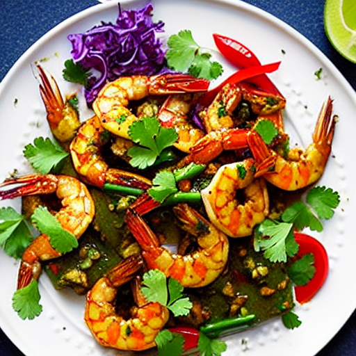 Chermoula Prawns