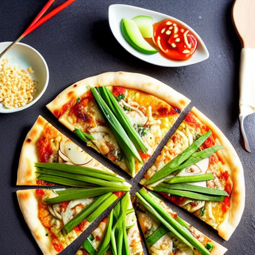 Keto Scallion Pancake Pizza