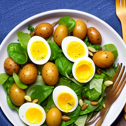 Salada de Ovo com Batata