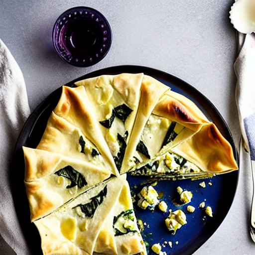 Spanakopita with Yogurt
