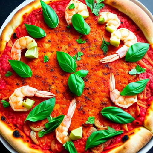 Pizza de Camarão
