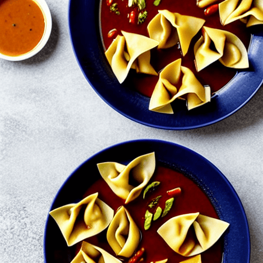 Wontons in Chili Oil