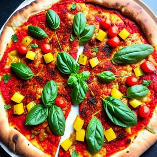 Moroccan Herb Pizza