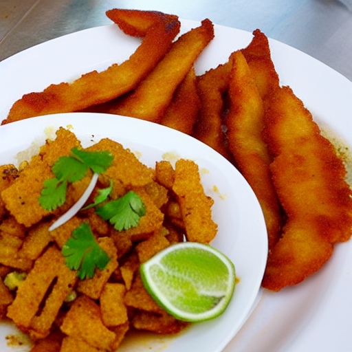 Peixe Frito com Farinha