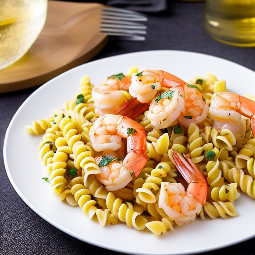 Pasta con Gamberi