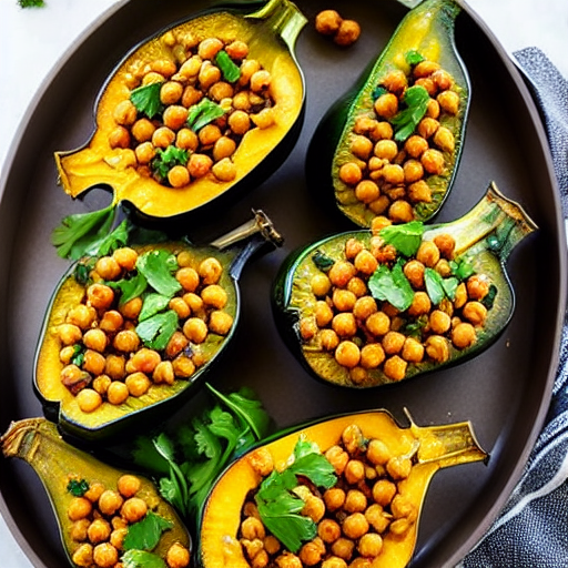 Stuffed Acorn Squash with Lentils and Spinach and Chickpeas and Lentils and Spinach and Lentils and Spinach and Lentils and Spinach and Lentils and Spinach and Lentils and Spinach and Lentils and Spinach and Lentils