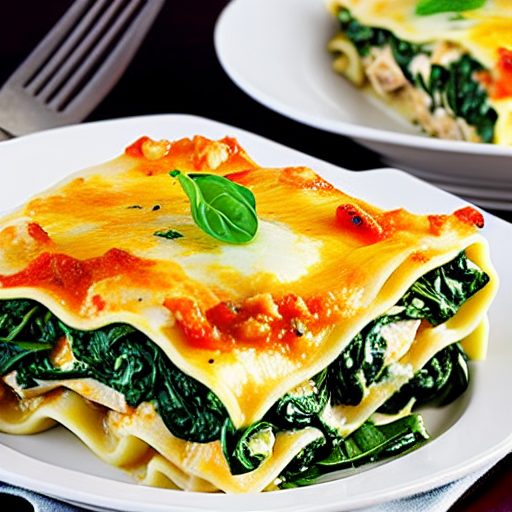Chicken and Spinach Lasagna