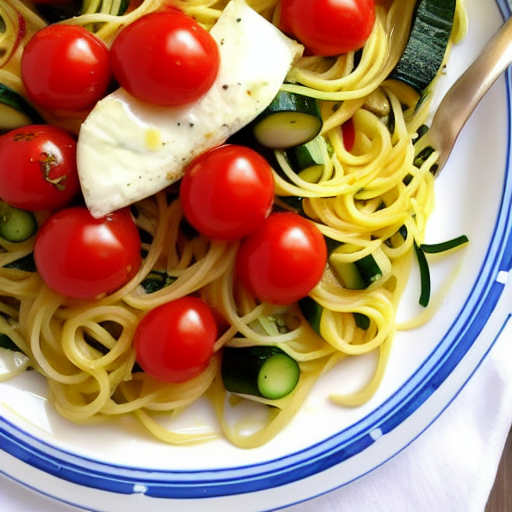 Pasta con Pomodorini e Mozzarella