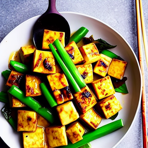 Đậu Hũ Xào Sả
