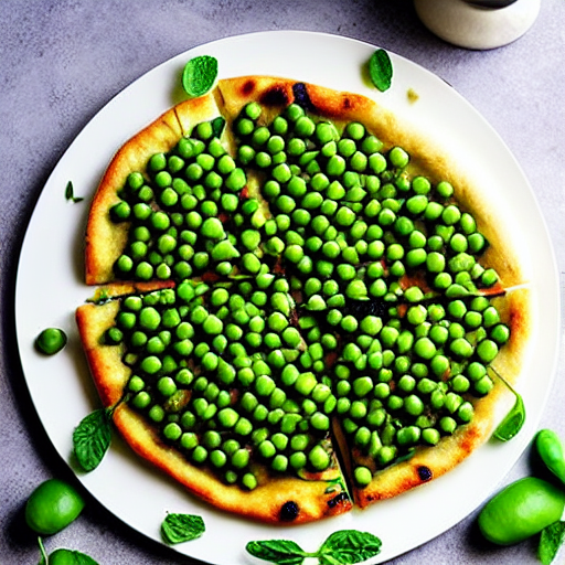 Minted Pea Pizza