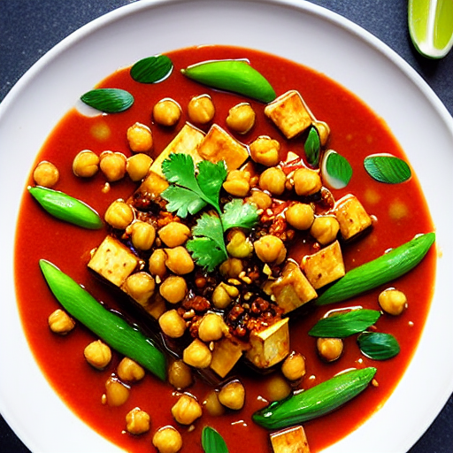 Chickpea Mapo Tofu