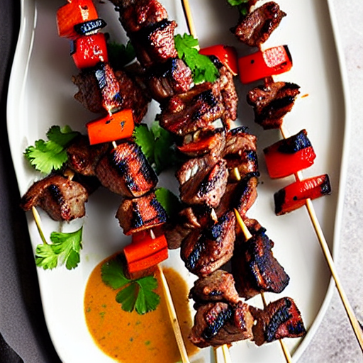 Grilled Lamb Skewers
