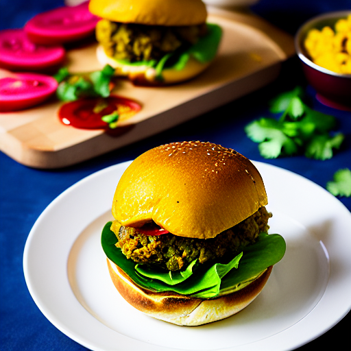 Keto Egg Bhurji Burger