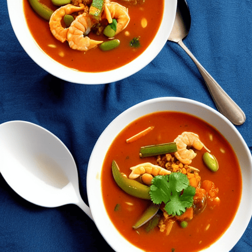 Sopa de Mariscos Vegana