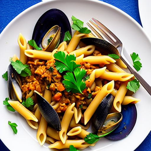 Espaguetis con Almejas Veganas