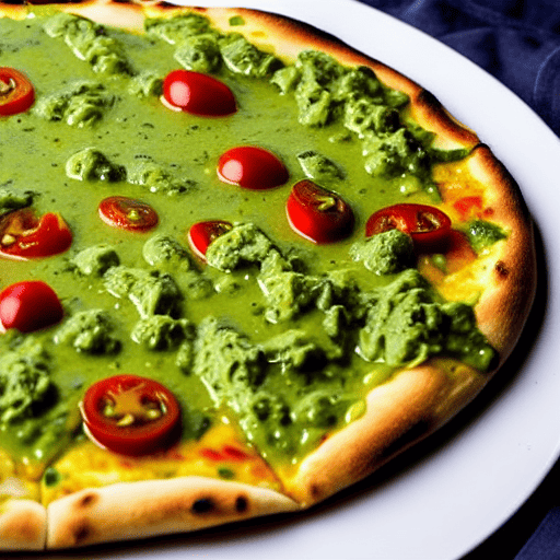 Pizza de Salsa Verde