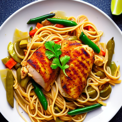 Fideos de Pollo