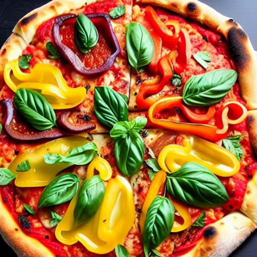 Pizza aux Poivrons