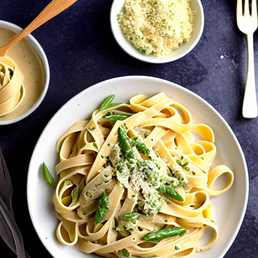 Whole Grain Fettuccine Alfredo