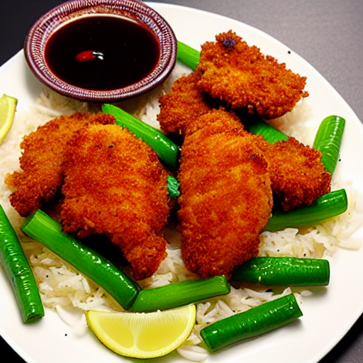 Crispy Chicken with Garlic Sauce