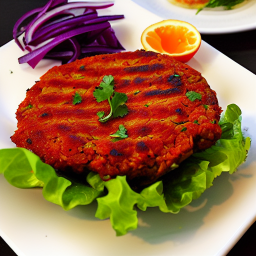 Saffron Infused Burger