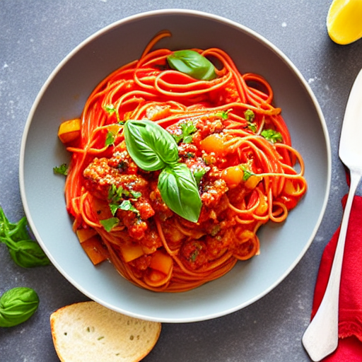 Espaguetis con Tomate