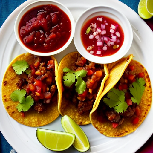 Tacos de Res en Salsa de Guayaba y Piña y Jengibre
