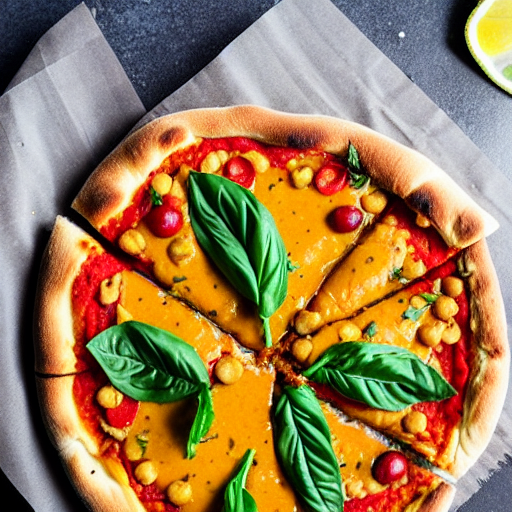 Vegan Revithada Pizza