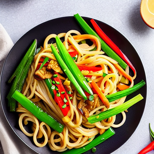 Yaki Udon with Vegetables