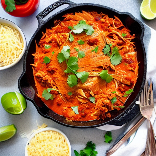 Baked Tinga de Pollo