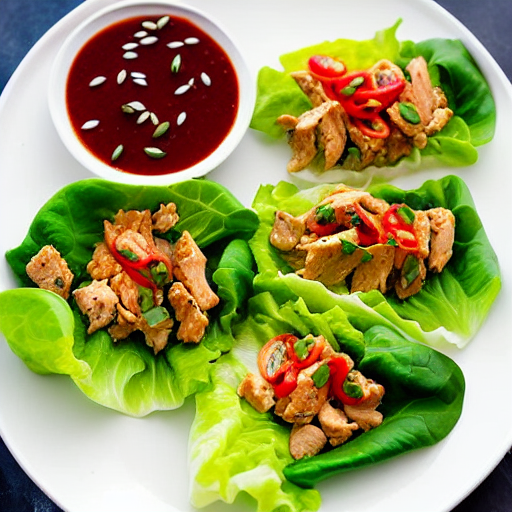 Keto Chicken Lettuce Wraps