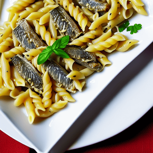 Pâtes à la Sardine