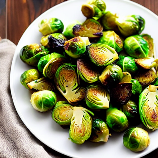 Roasted Garlic Brussels Sprouts