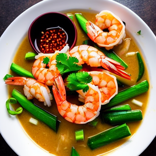 Tôm Hấp Gừng